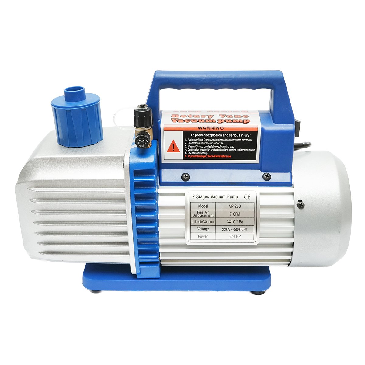 Pompa vid, vacuum 220V, 3/4 CP pentru instalatii frigorifice 170l/min